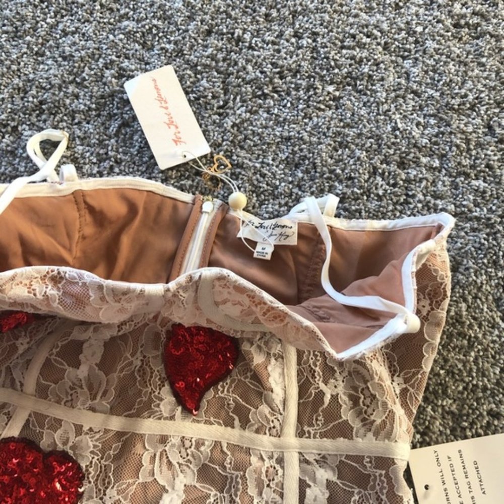 For Love & Lemons La Christy Mini Dress Size M NWT - Picture 6 of 7